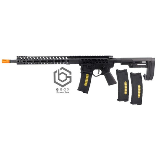 Rifle De Airsoft Firearms Emg Aps Gbbr AR15 Udr G-Box Blowback c/ 02 Mag Extra