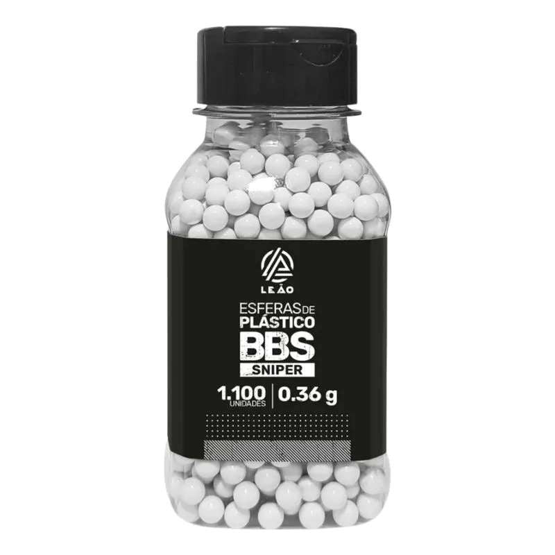 BBs Para Airsoft Leão 0.36g 1.100 Unidades
