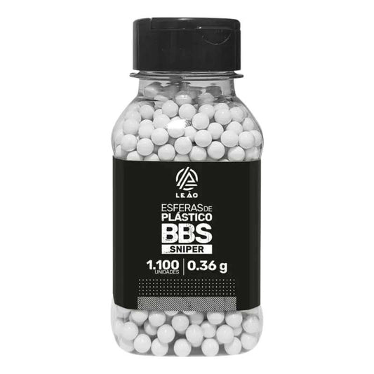 BBs Para Airsoft Leão 0.36g 1.100 Unidades