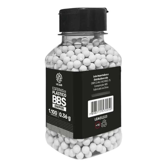 BBs Para Airsoft Leão 0.36g 1.100 Unidades - Imagem 2